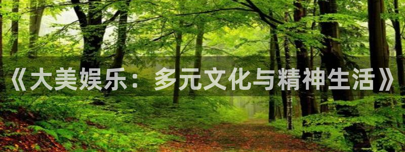AB娱乐：《大美娱乐：多元文化与精神生活》